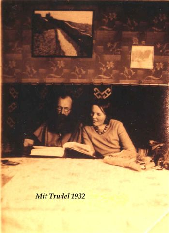 Gusto Gräser mit Trudel (Gertrud) 1932