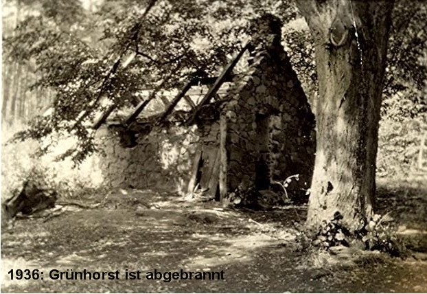 1936: GRünhorst ist abgebrannt